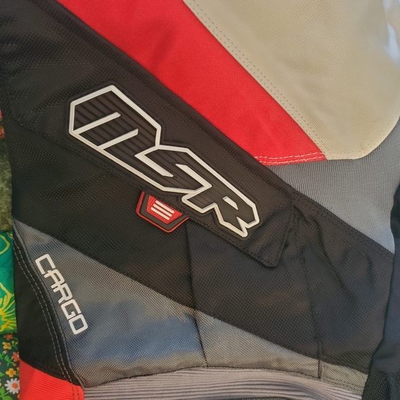 MSR Red, Black, and White Revolver Cargo Motorcross Rider Pants - Picture 5 of 13